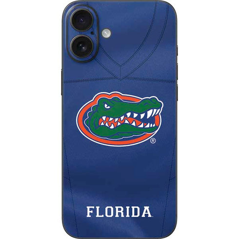 University of Florida Blue Jersey iPhone 16 Plus Skin